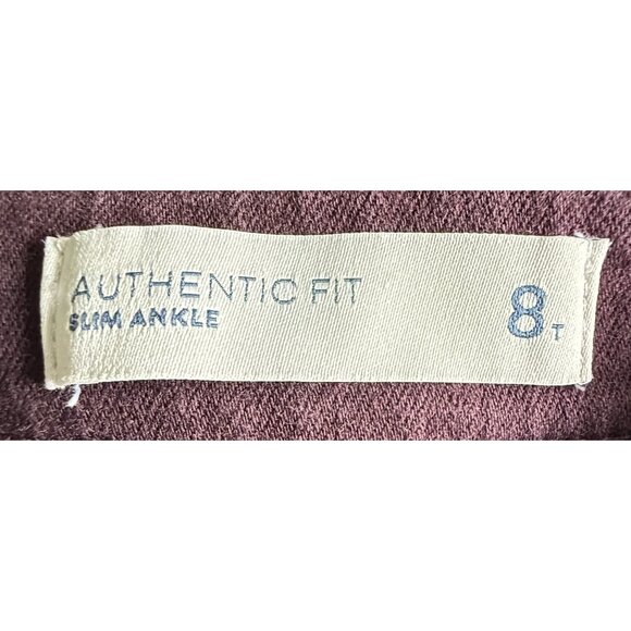 J.Jill Womens Purple Slim Ankle Denim Jeans Size 8T Authentic Fit - Picture 6 of 8